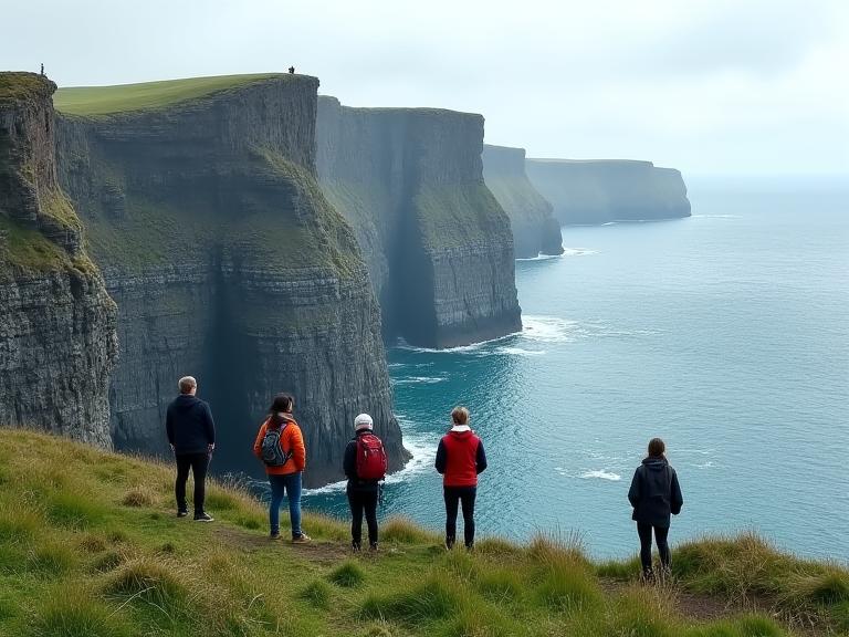 Eco-tourism at Irish cliffs and nature reserves