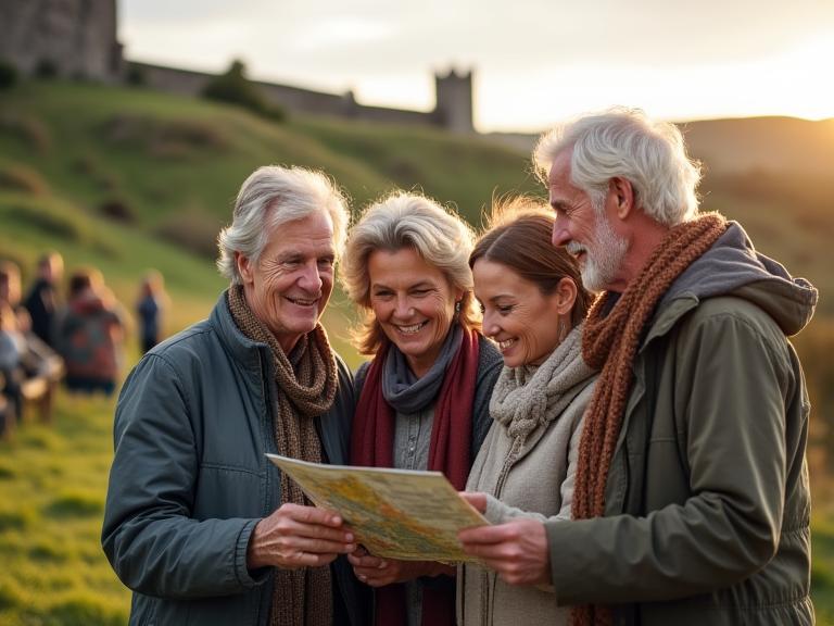 Family learning Irish heritage tour